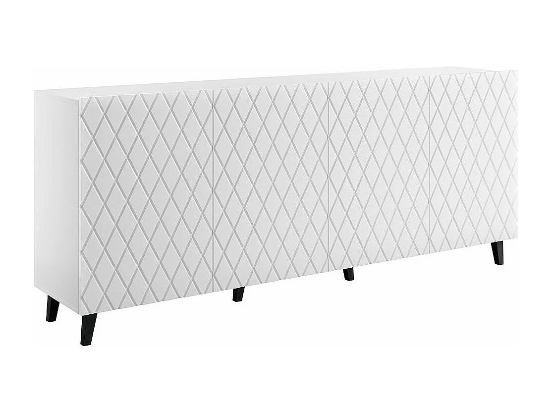 Aparador Charlotte 173, Blanco, 82x200cm, Número de puertas: 442cm