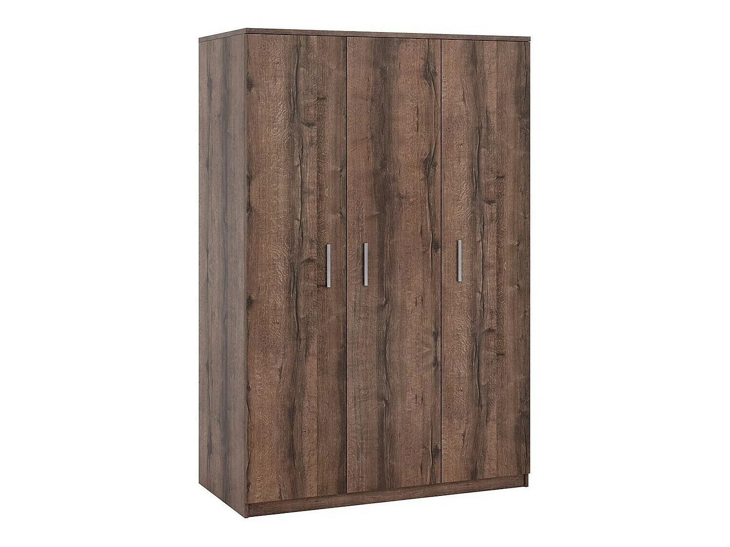 Armario Catromi 118, Roble del Monastery, 202x135x65cm, Puertas de armario: Con bisagras