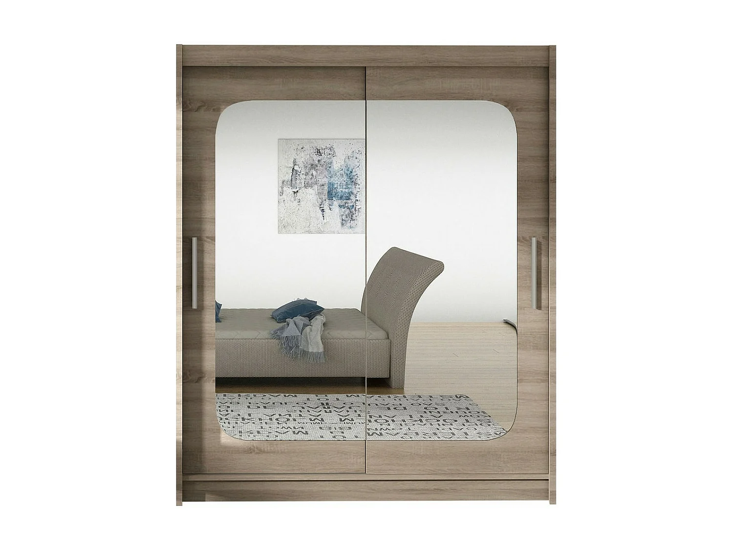 Roupeiro Closico 135, Número de prateleiras: 5, 20x15x6cm