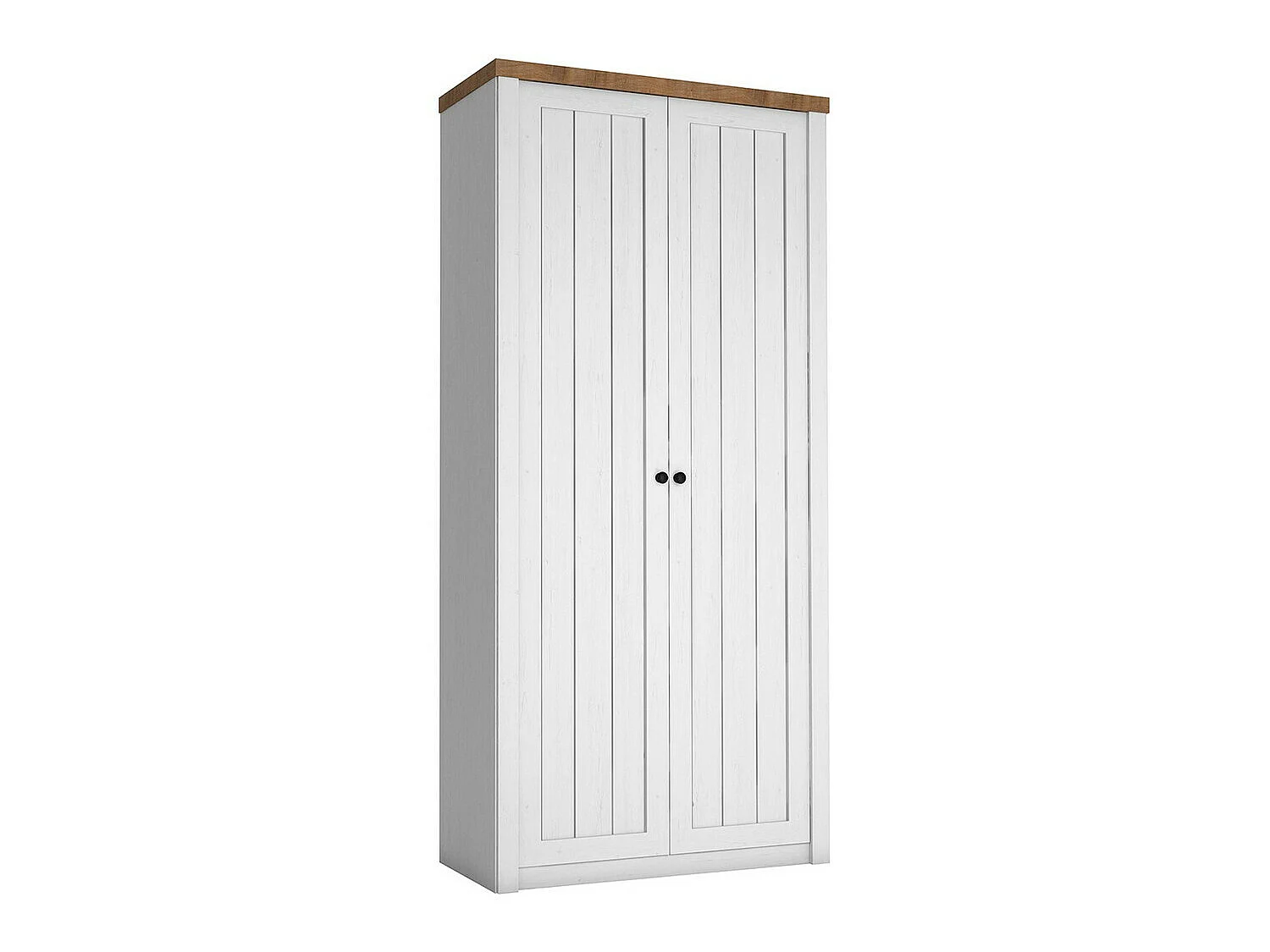 Armoire Ferdore 144, Chêne de Lefkas|Pin Anderson, 198x90x53cm, Nombre d'étagères: 1