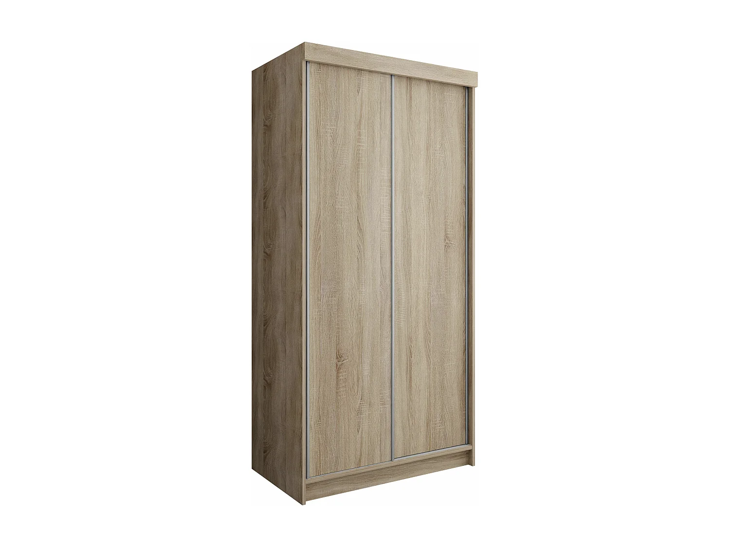 Armadio Dover 104, Sonoma quercia, 200x100x62cm, Porte armadi: Scorrevoli