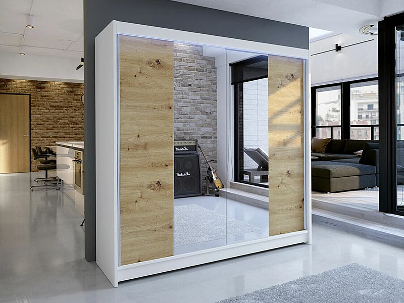 Roupeiro Closico 138, Número de prateleiras: 5, 22x18x6cm