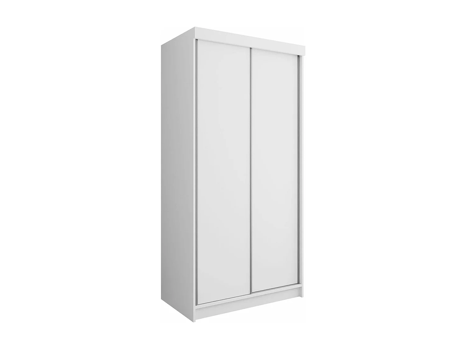 Armario Dover 104, Blanco, 200x100x62cm, Puertas de armario: Correderas