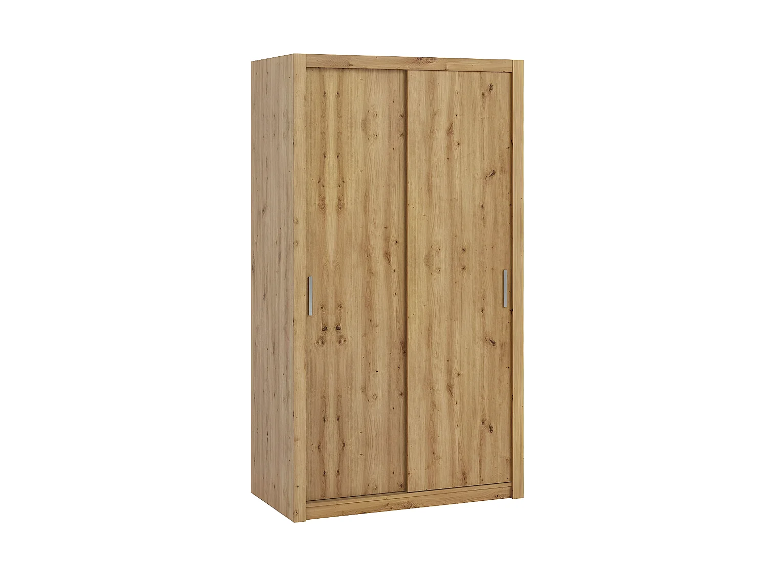 Armoire Catromi 102, Chêne Artisan, 215x120x62cm, Portes d'armoire: Coulissantes