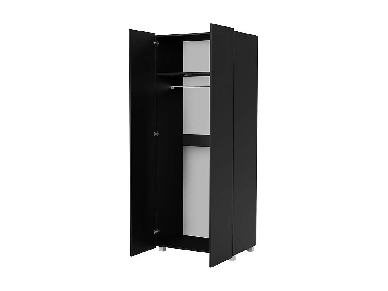 Roupeiro Tivdalu 125, Número de prateleiras: 1, 20x8x5cm