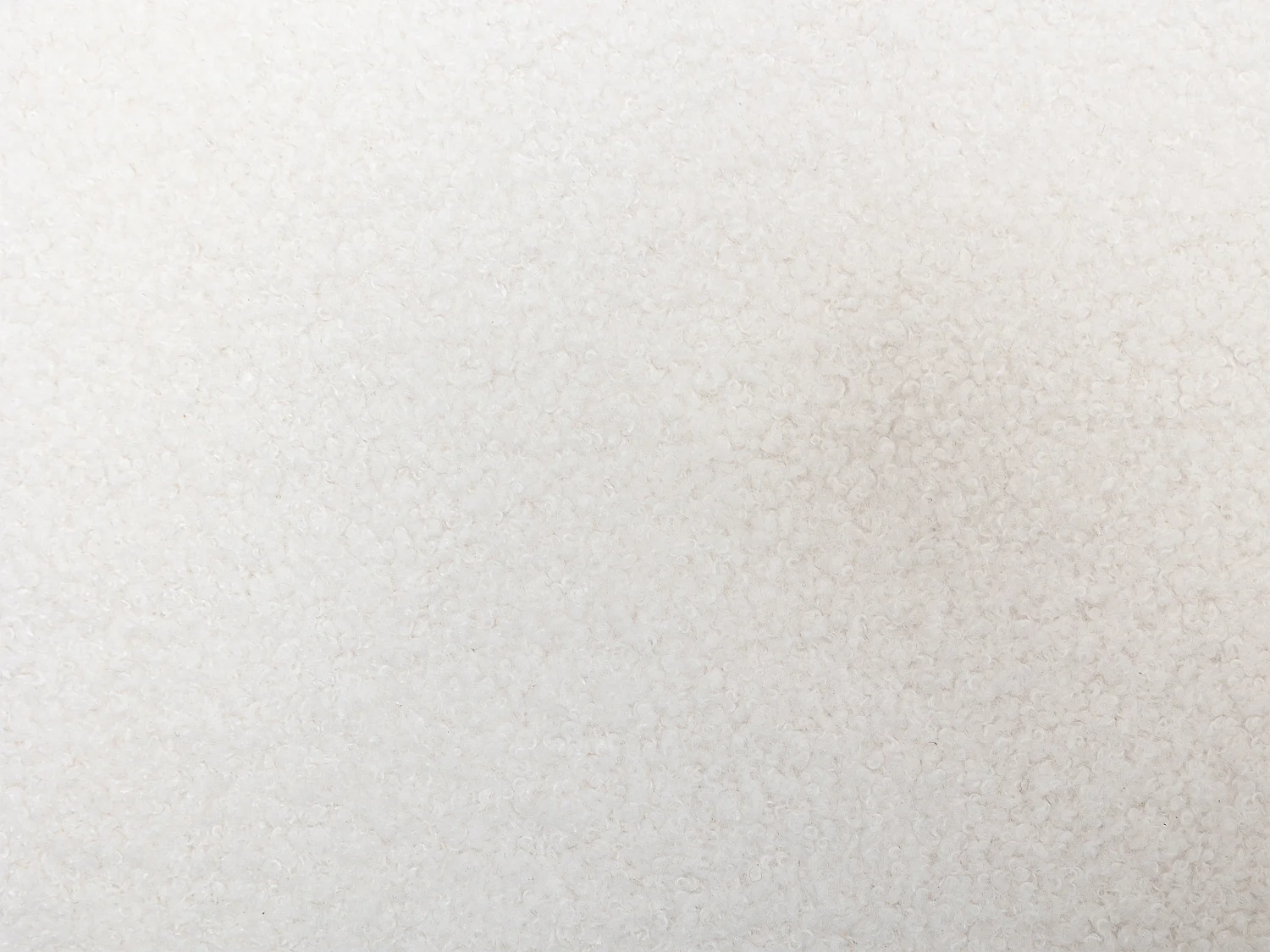 Muschelsessel - Bouclé-Stoff - Weiß - LALEA