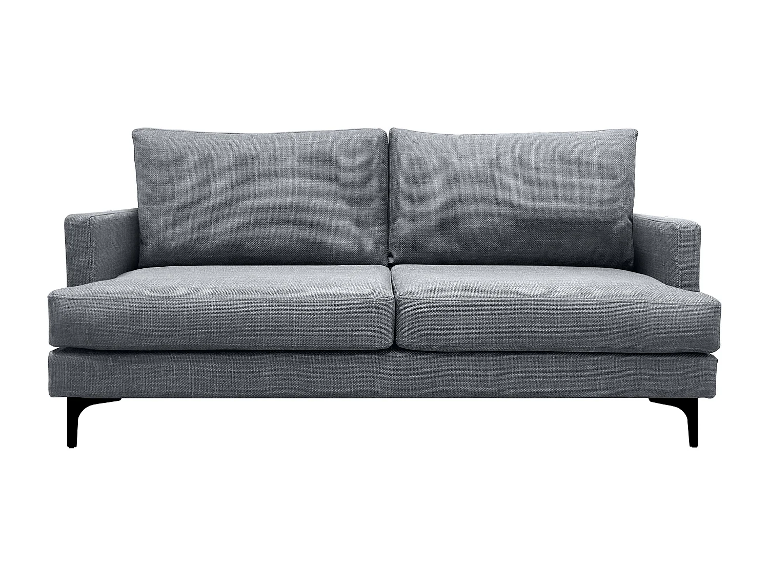 Canapé 3 pl WIMY 167 cm fixe tissu Grey - 100% déhoussable - Fab. France