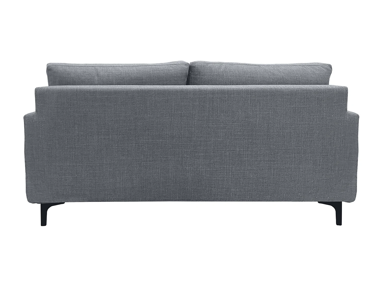 Canapé 3 pl WIMY 167 cm fixe tissu Grey - 100% déhoussable - Fab. France