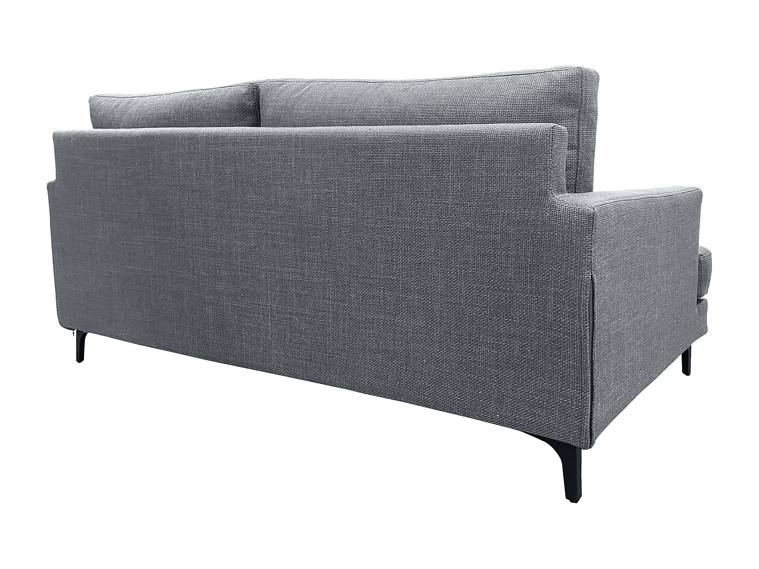 Canapé 3 pl WIMY 167 cm fixe tissu Grey - 100% déhoussable - Fab. France