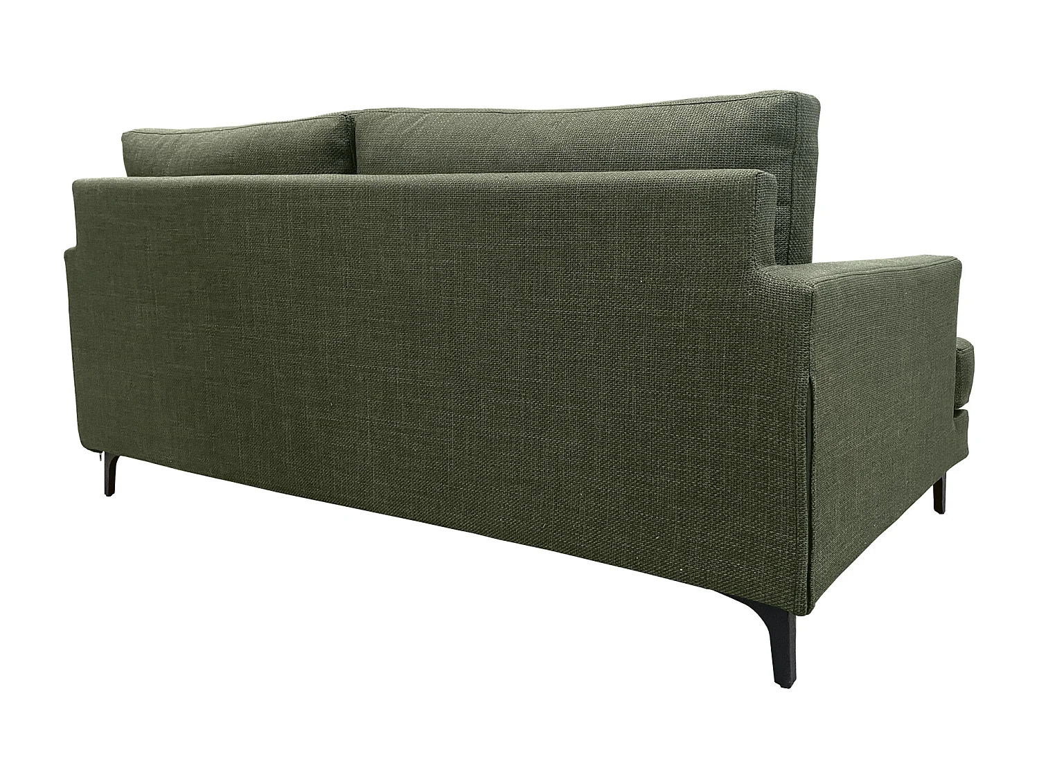 Canapé 3 pl WIMY 167 cm fixe tissu Forêt - 100% déhoussable - Fab. France