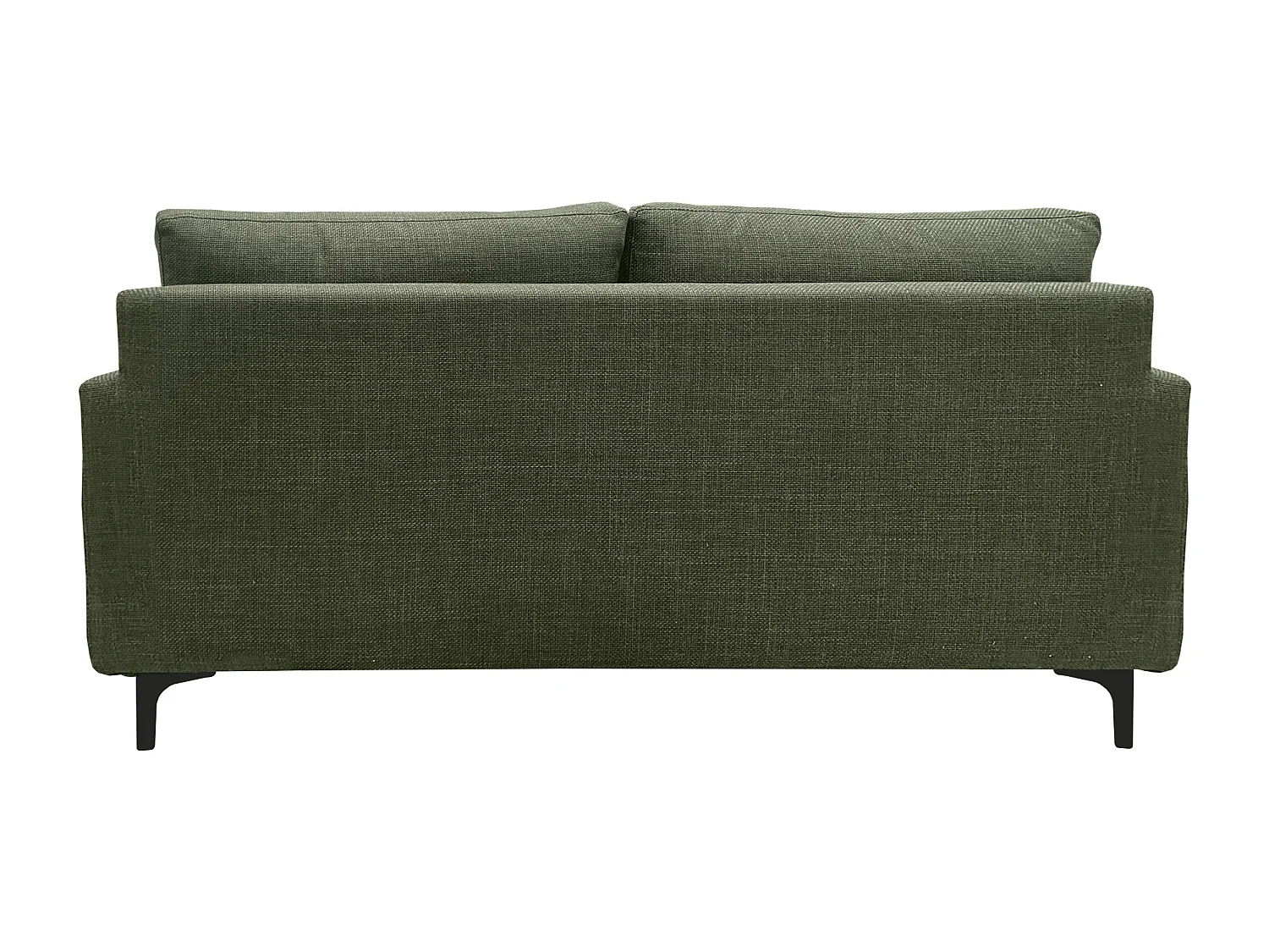 Canapé 3 pl WIMY 167 cm fixe tissu Forêt - 100% déhoussable - Fab. France