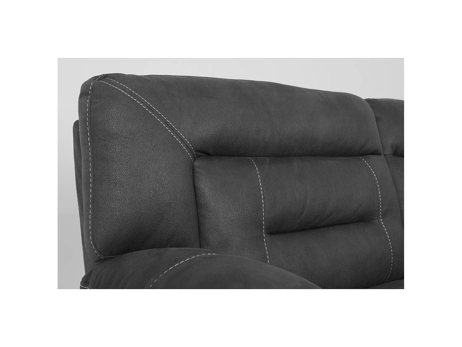 Canapé 3 places, 2 relax manuels Oporto