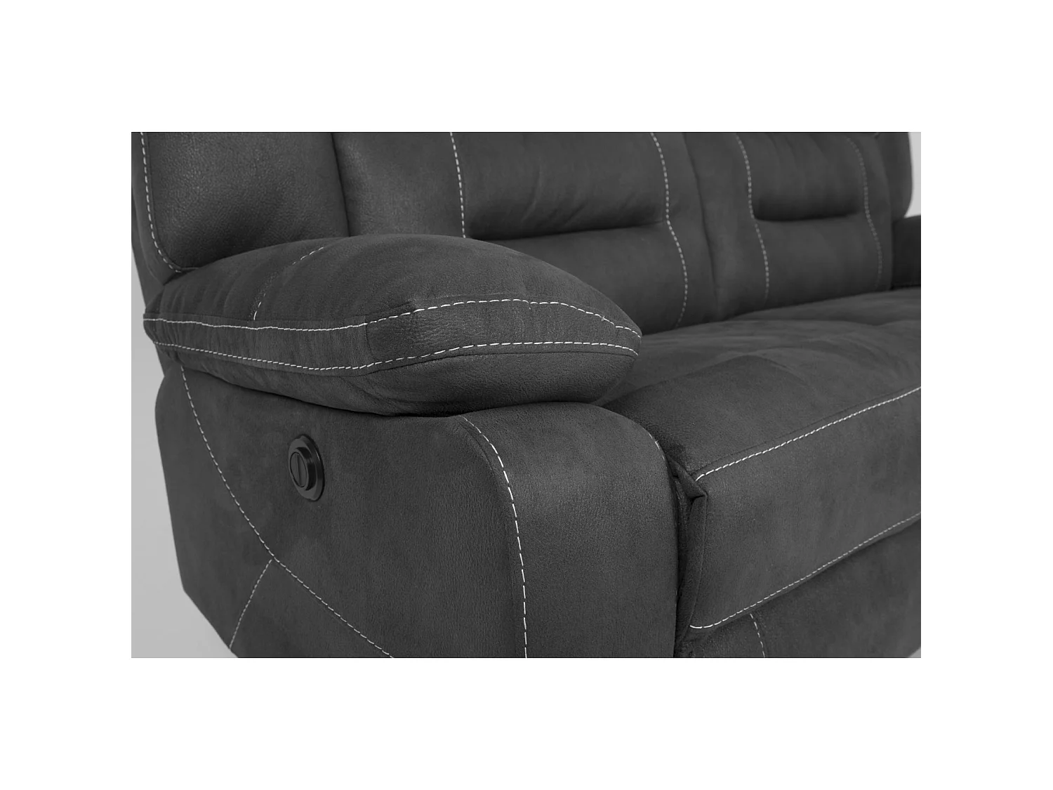 Canapé 3 places, 2 relax manuels Oporto