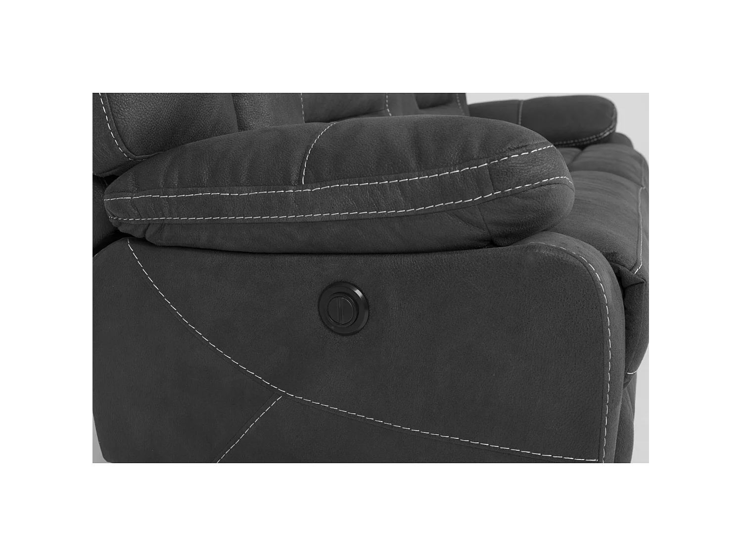 Canapé 3 places, 2 relax manuels Oporto