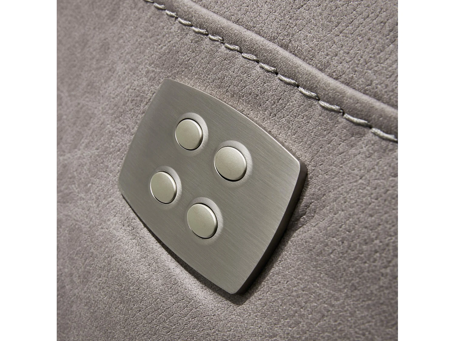 Canapé 2 places, 2 relax électriques Bilbao Gris