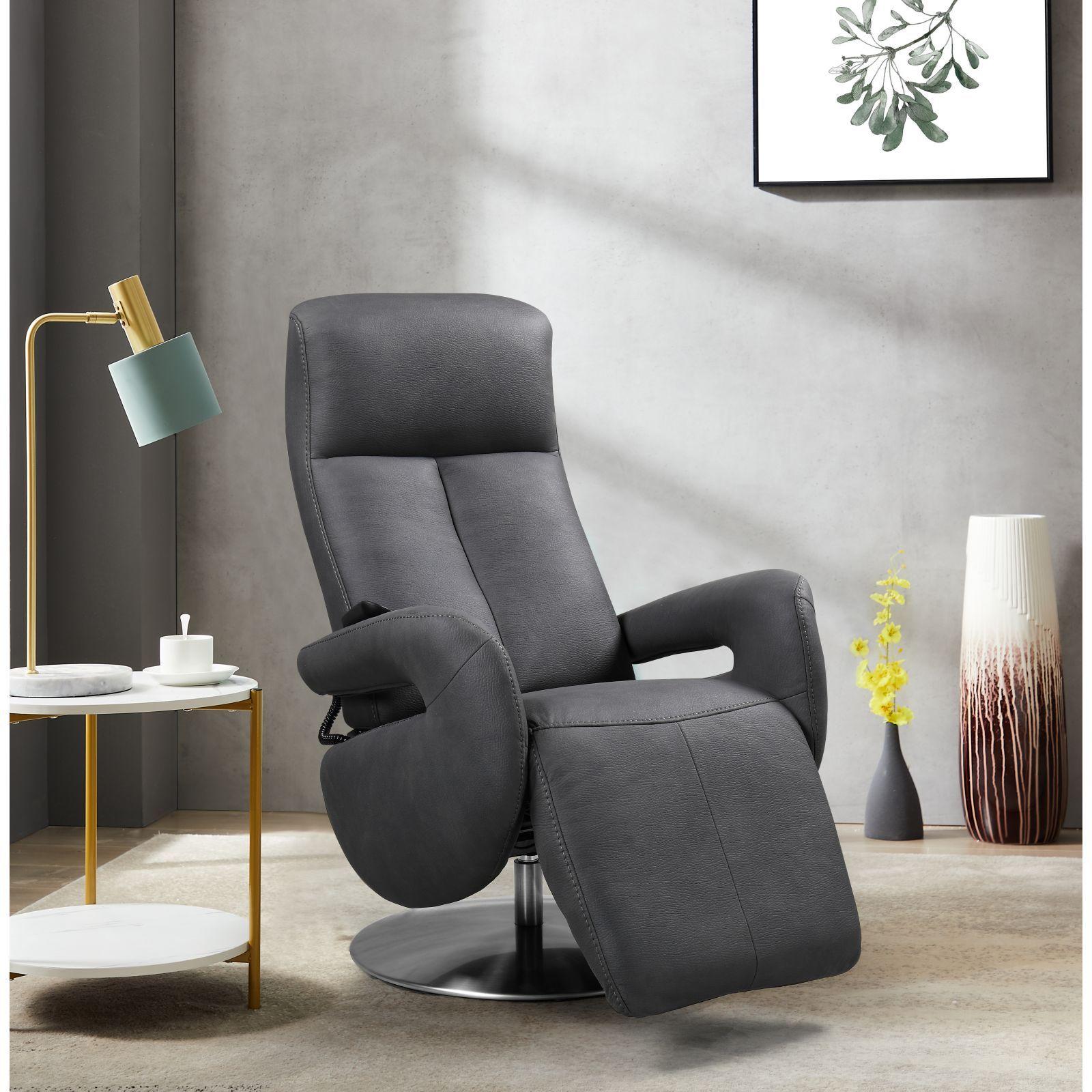 GRECIA - Fauteuil Relax Electrique en cuir