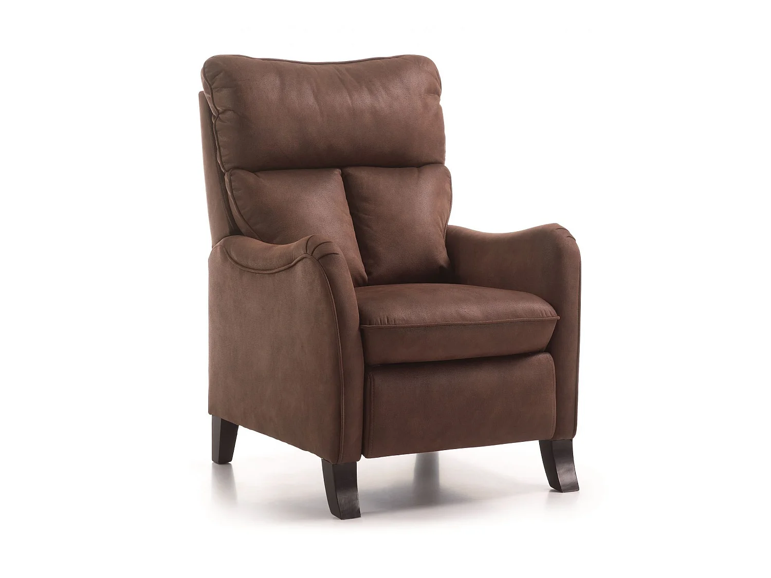 Fauteuil relax manuel microfibre Camboya Chocolat