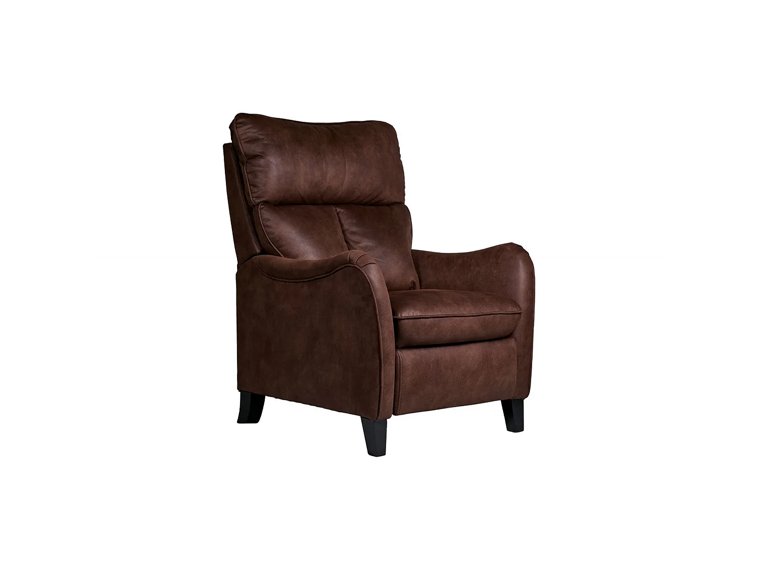 Fauteuil relax manuel microfibre Camboya Chocolat
