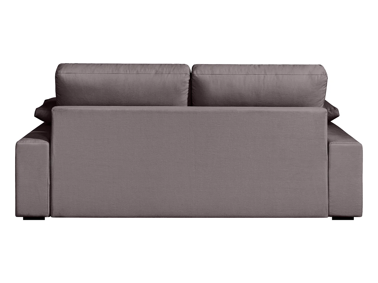 Convertible 14 cm HR 35kg/m³ canapé 3 pl DEULE 203 cm Tradition Taupe - Fab. France