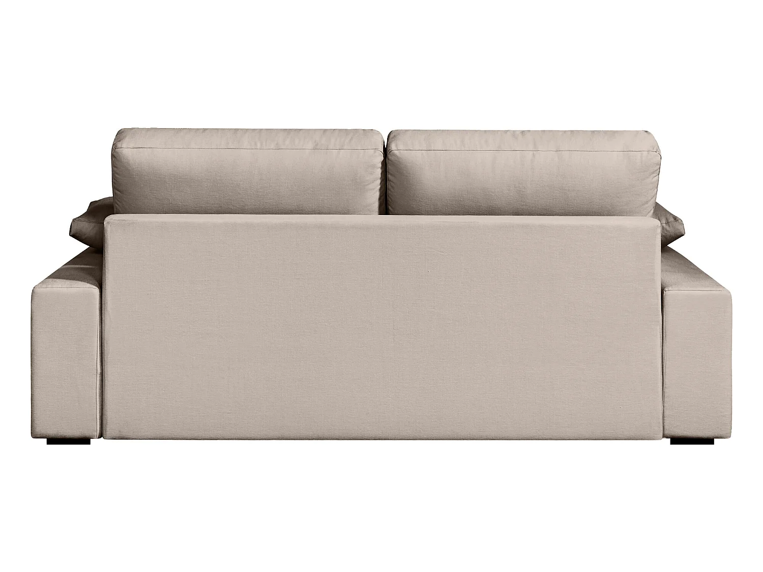 Convertible 14 cm HR 35kg/m³ canapé 3 pl DEULE 203 cm Tradition Beige - Fab. France