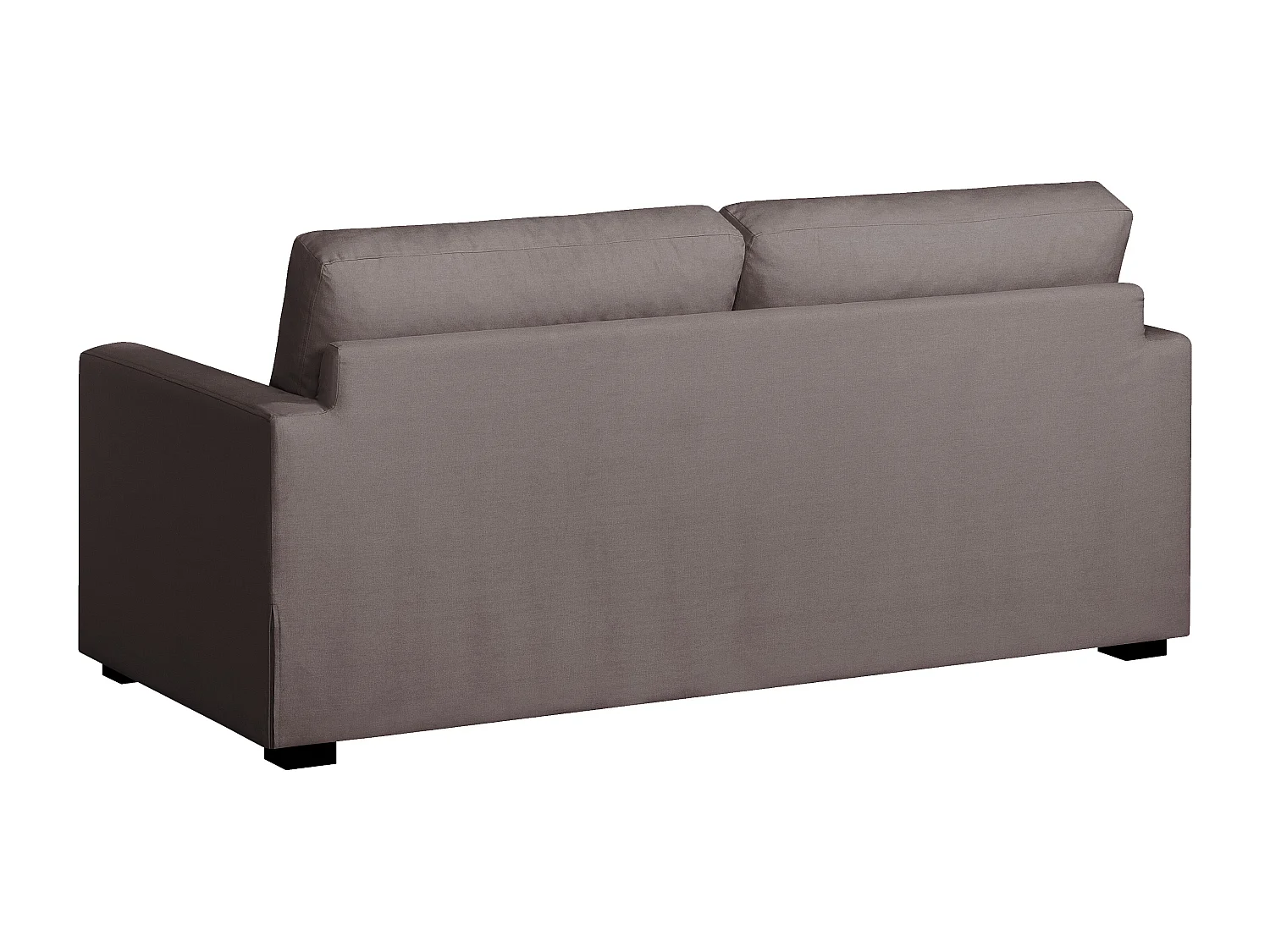 Convertible 14 cm HR 35kg/m³ canapé 3 pl LYS 185 cm tissu Tradition Taupe - Fab. France