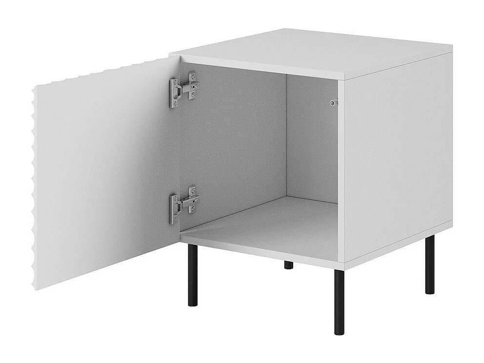 Comodino design Sumoc bianco opaco (x2)