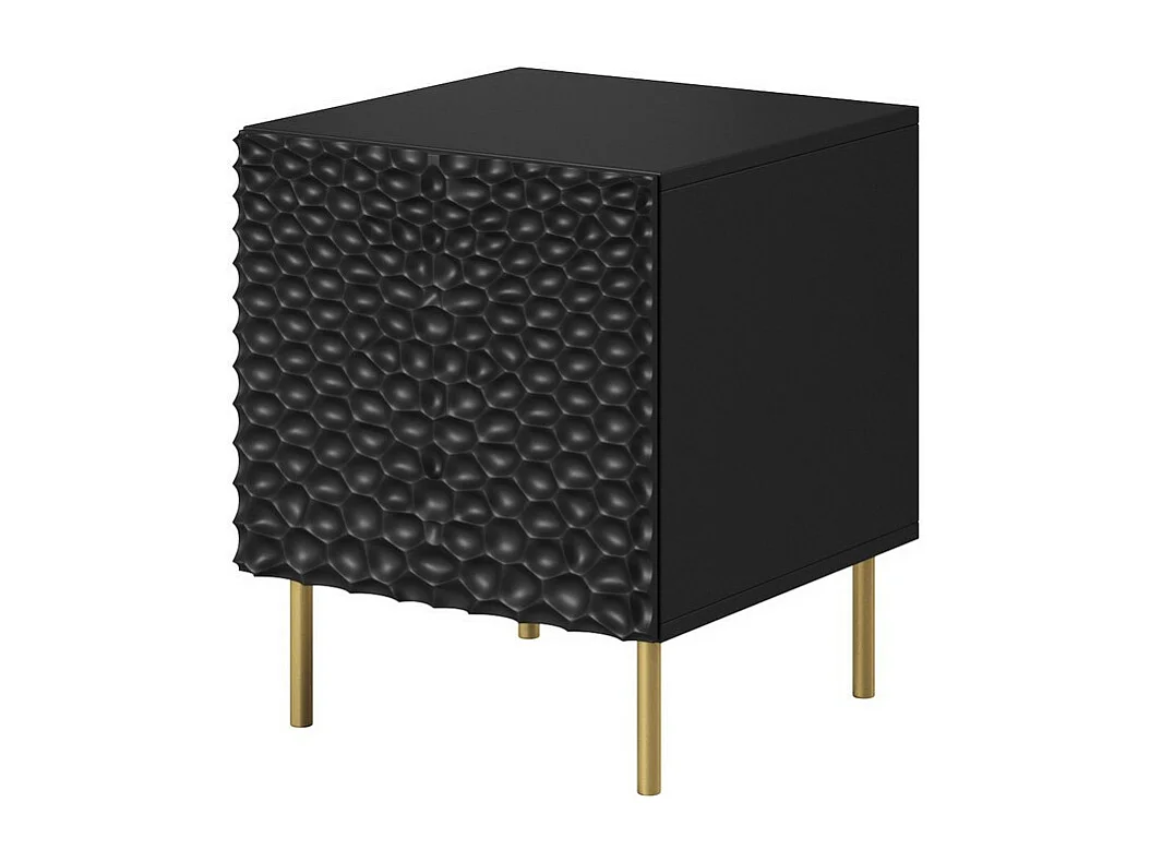 Comodino design Sumoc nero opaco (x2)