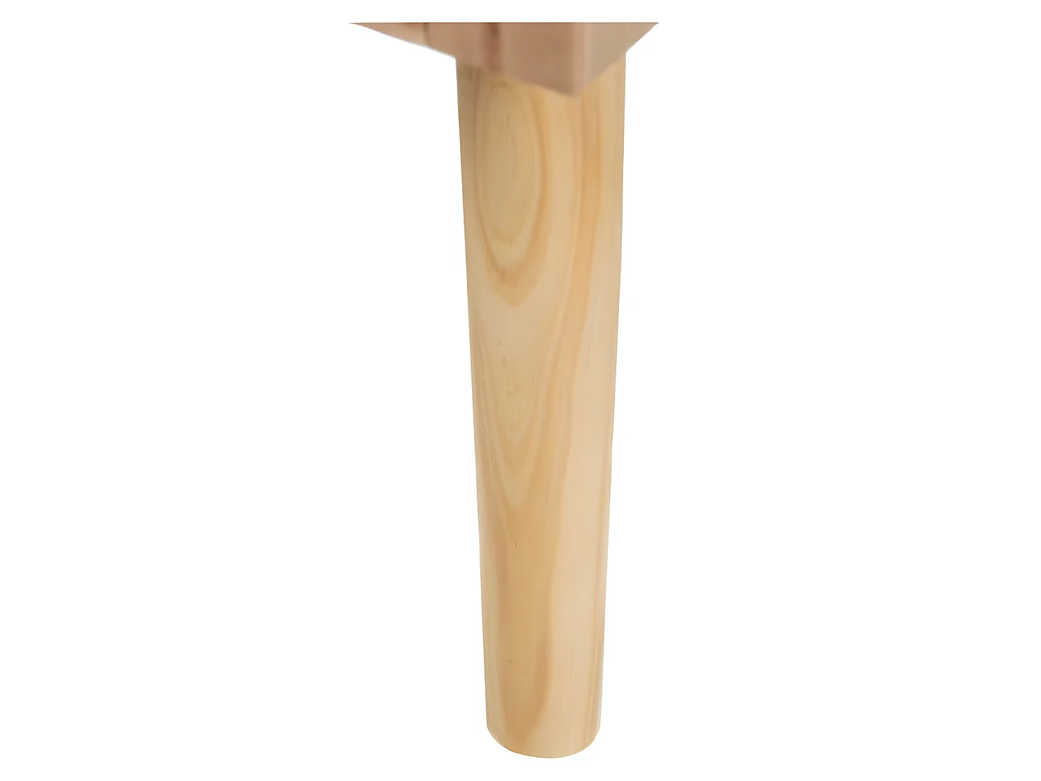 Table de chevet bois et rotin Shana