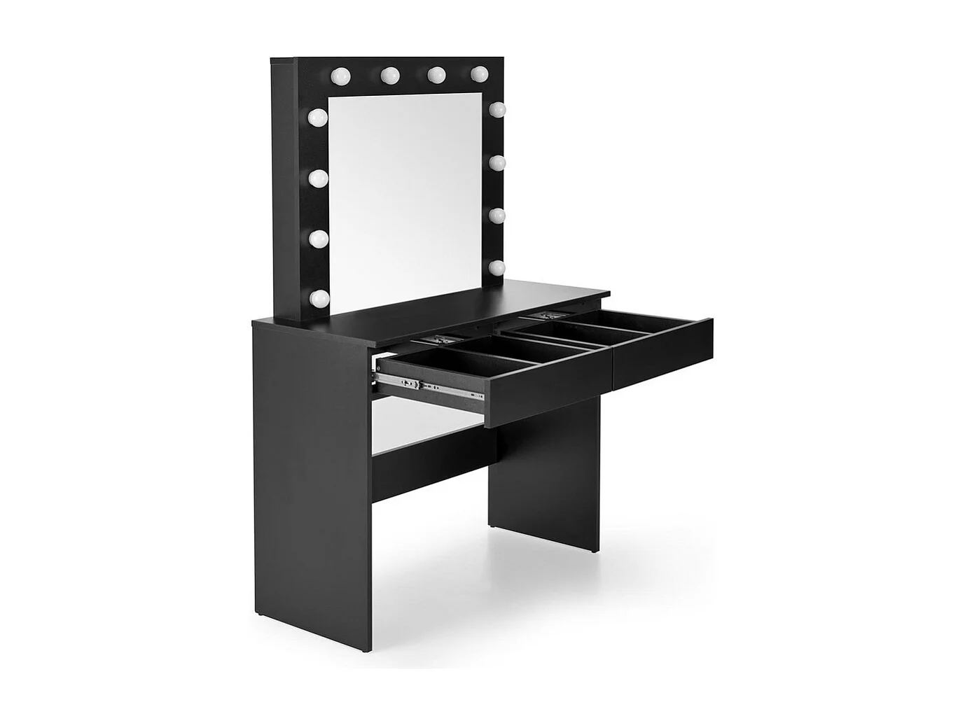 STARS tocador negro con cajones e iluminación led