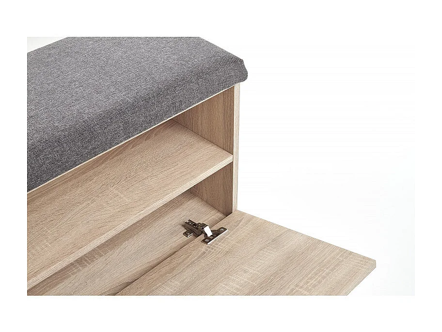 Banc à chaussures style chêne Elsa