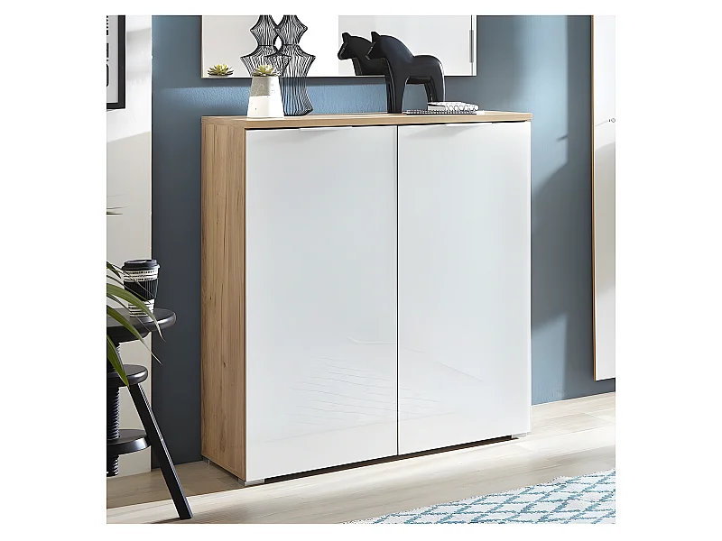 Meuble à chaussures scandinave 20 paires Rosvik