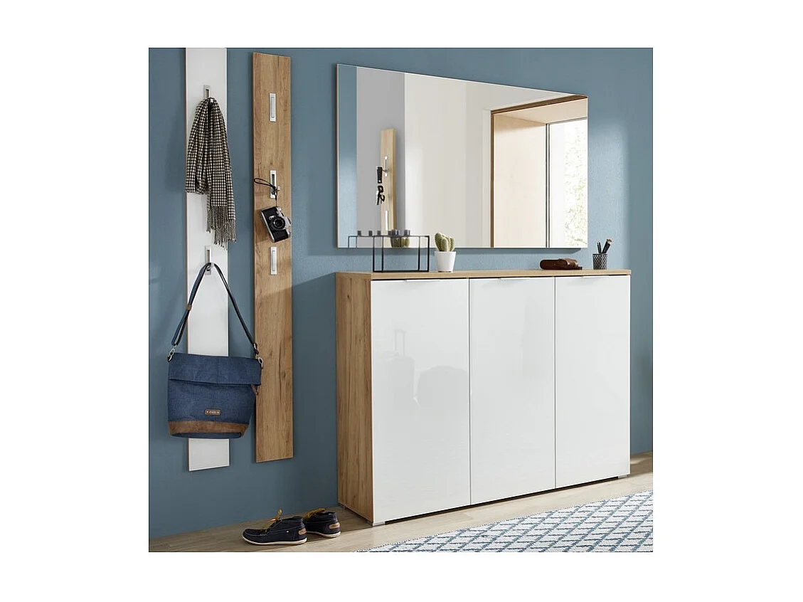 Grand meuble a chaussures scandinave 30 paires Rosvik