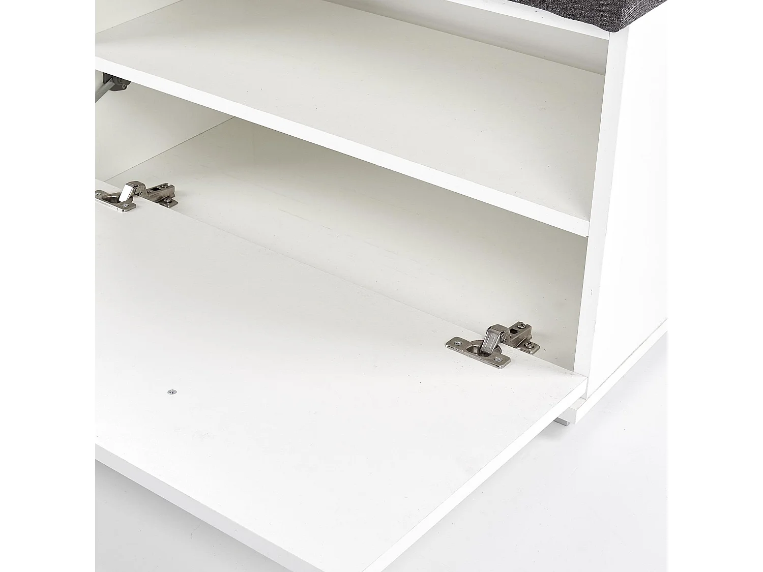 Banc à chaussures blanc Elsa