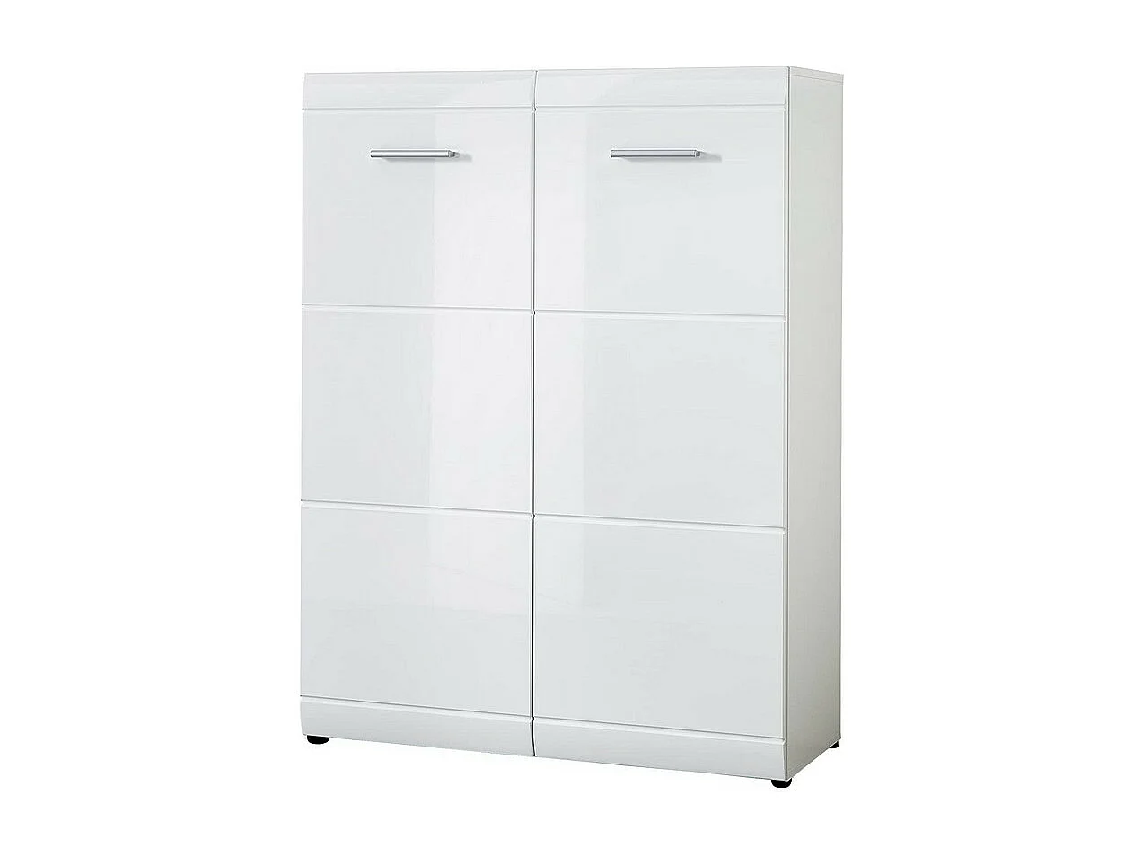 Scarpiera bianca lucida 24 paia Alama