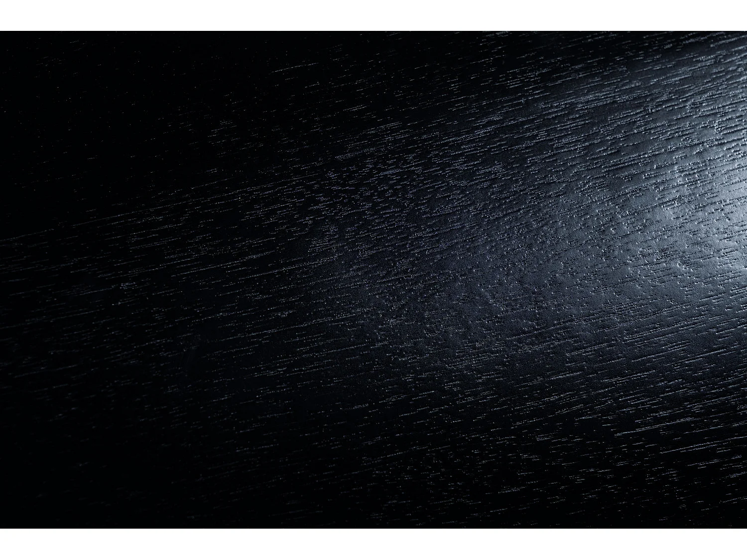 Table de salle à manger ronde 120 cm aspect noyer et noir mat Lindsay