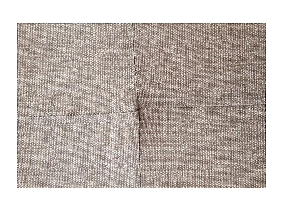 Lit 160x200 beige avec sommier et tiroirs de rangement Enora