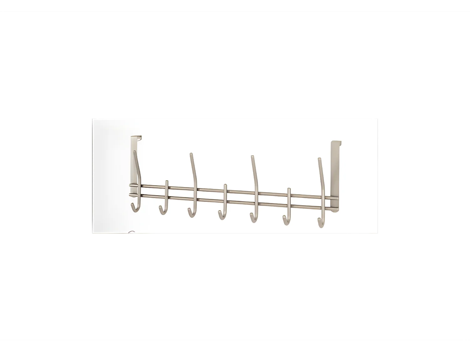 Colgador de puerta de diseño metálico de acero inoxidable Lotus