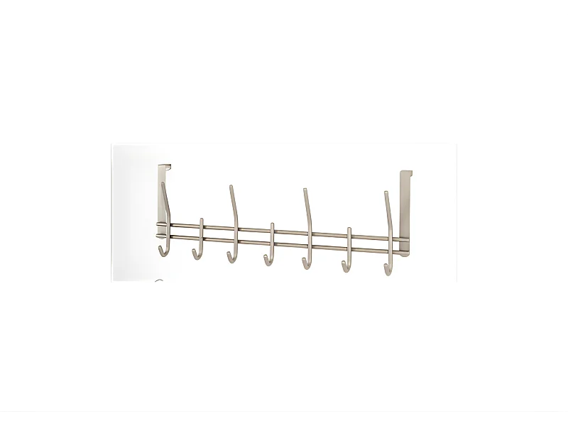 Appendiabiti Lotus in acciaio inox dal design metallico