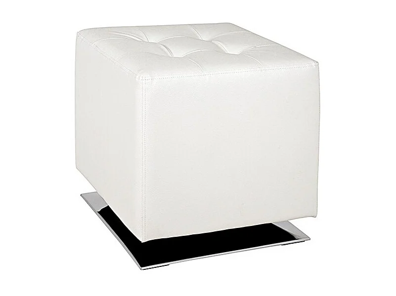 Puff giratorio Mario blanco