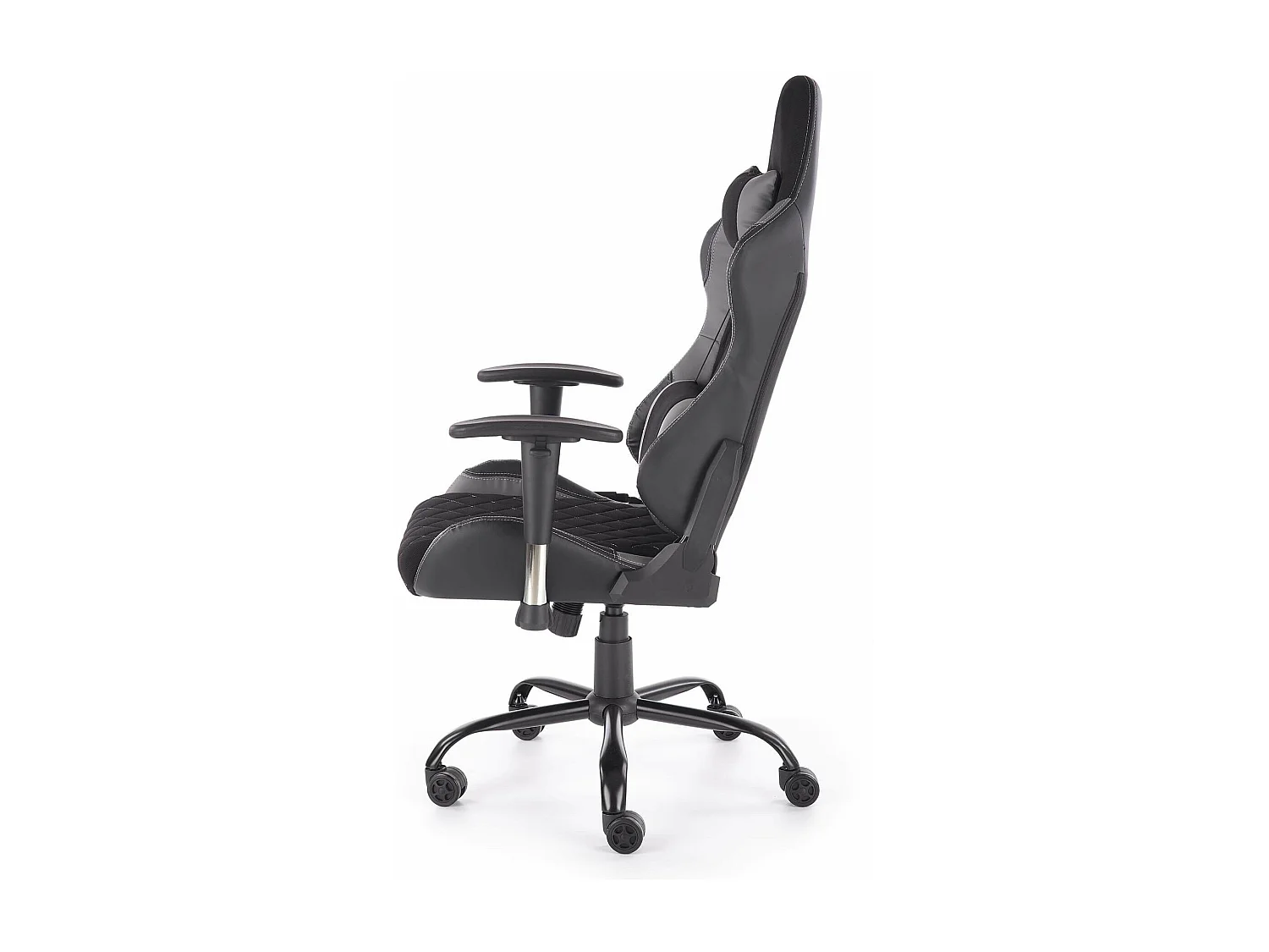 Silla de oficina Dena negra y gris