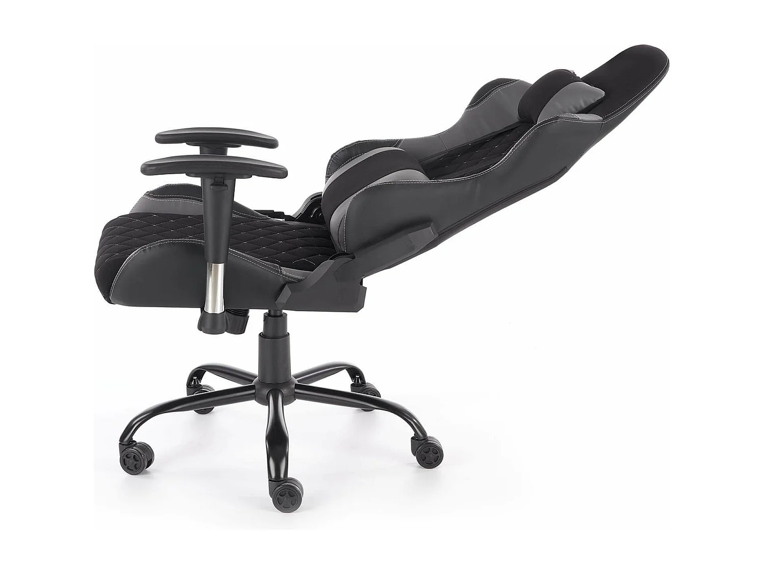 Silla de oficina Dena negra y gris