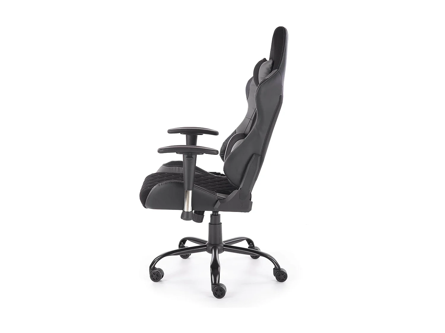 Silla de oficina Dena negra y gris