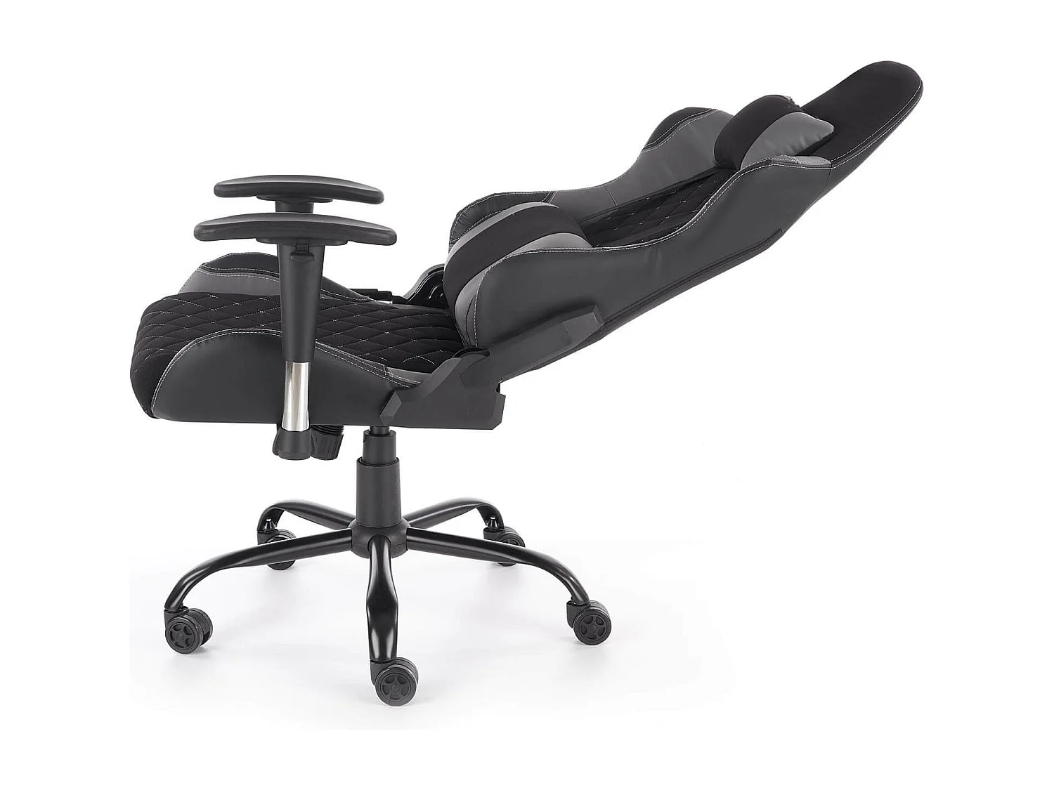 Silla de oficina Dena negra y gris