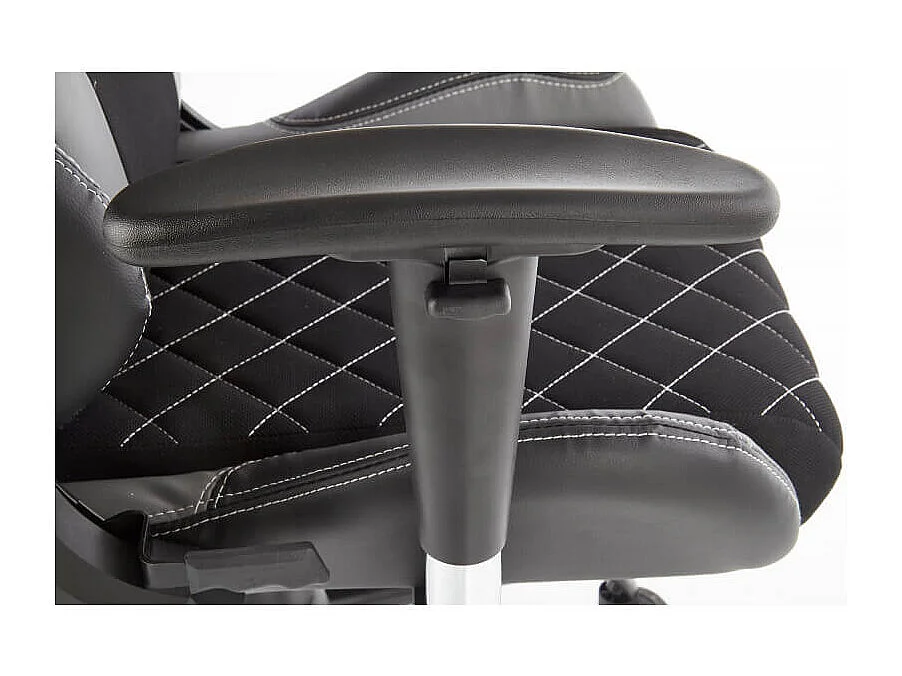 Silla de oficina Dena negra y gris