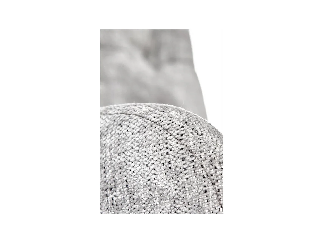 Silla de oficina Persée de tela gris