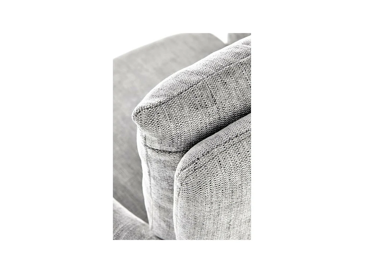 Silla de oficina Persée de tela gris