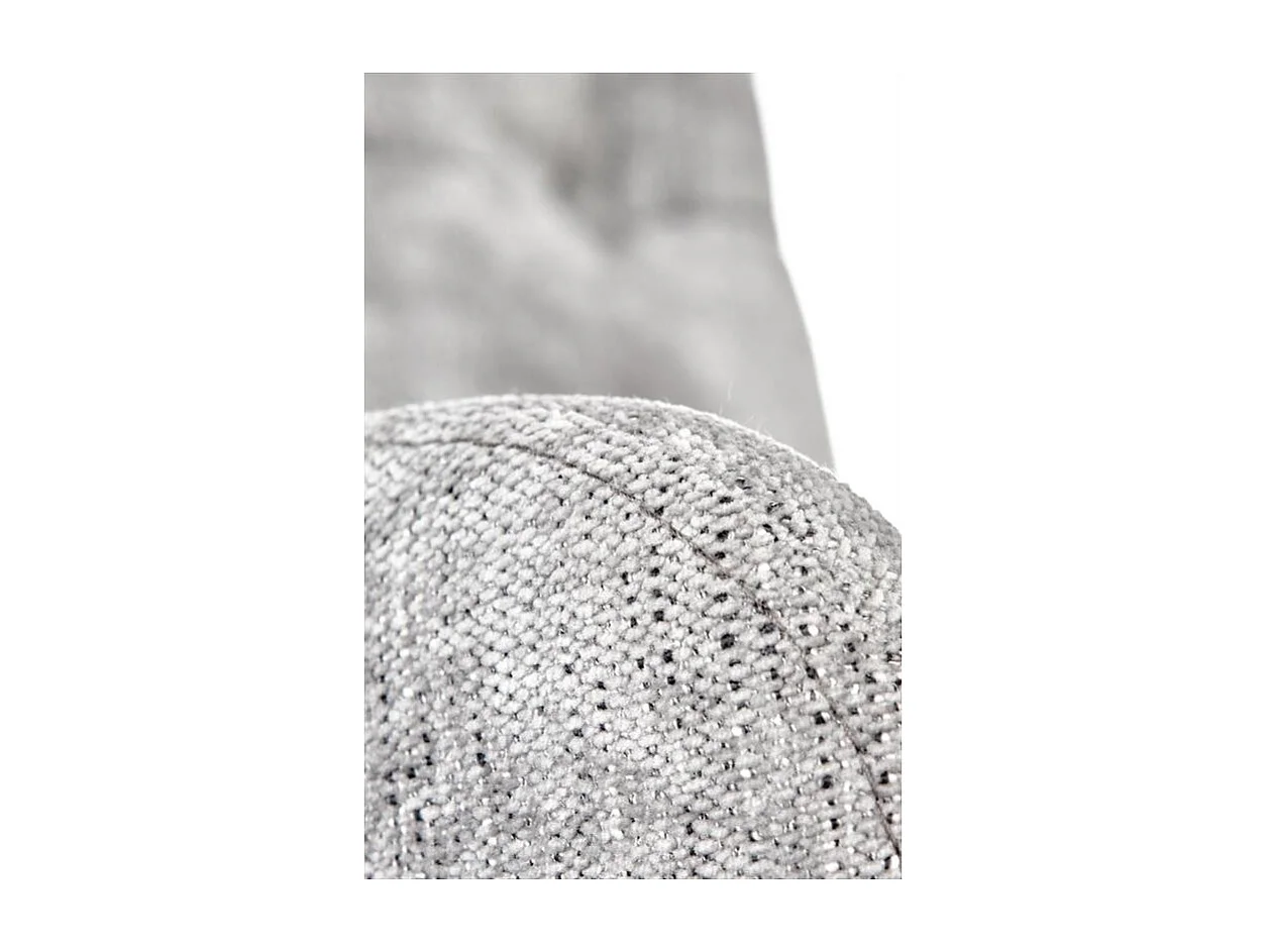 Silla de oficina Persée de tela gris