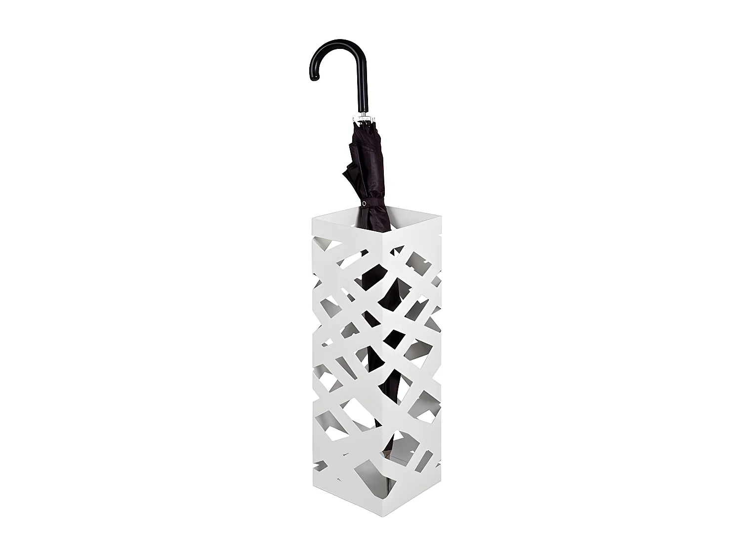 Porte parapluie design blanc Romeo