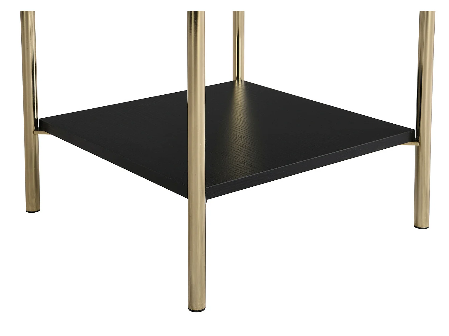 Set van 2 nachtkastjes met 1 lade - Mdf en metaal - Zwart en goud - MILAVIA van Pascal Morabito