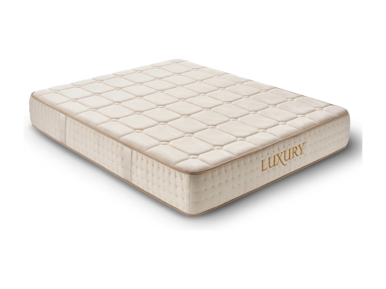 Naturalex - Matelas Luxury 150x200 cm - Multicouches HR - Blue Latex - Très épais 30 cm, Mousse à Mémoire de forme, 7 zones, Confortable - 2 faces été, hiver